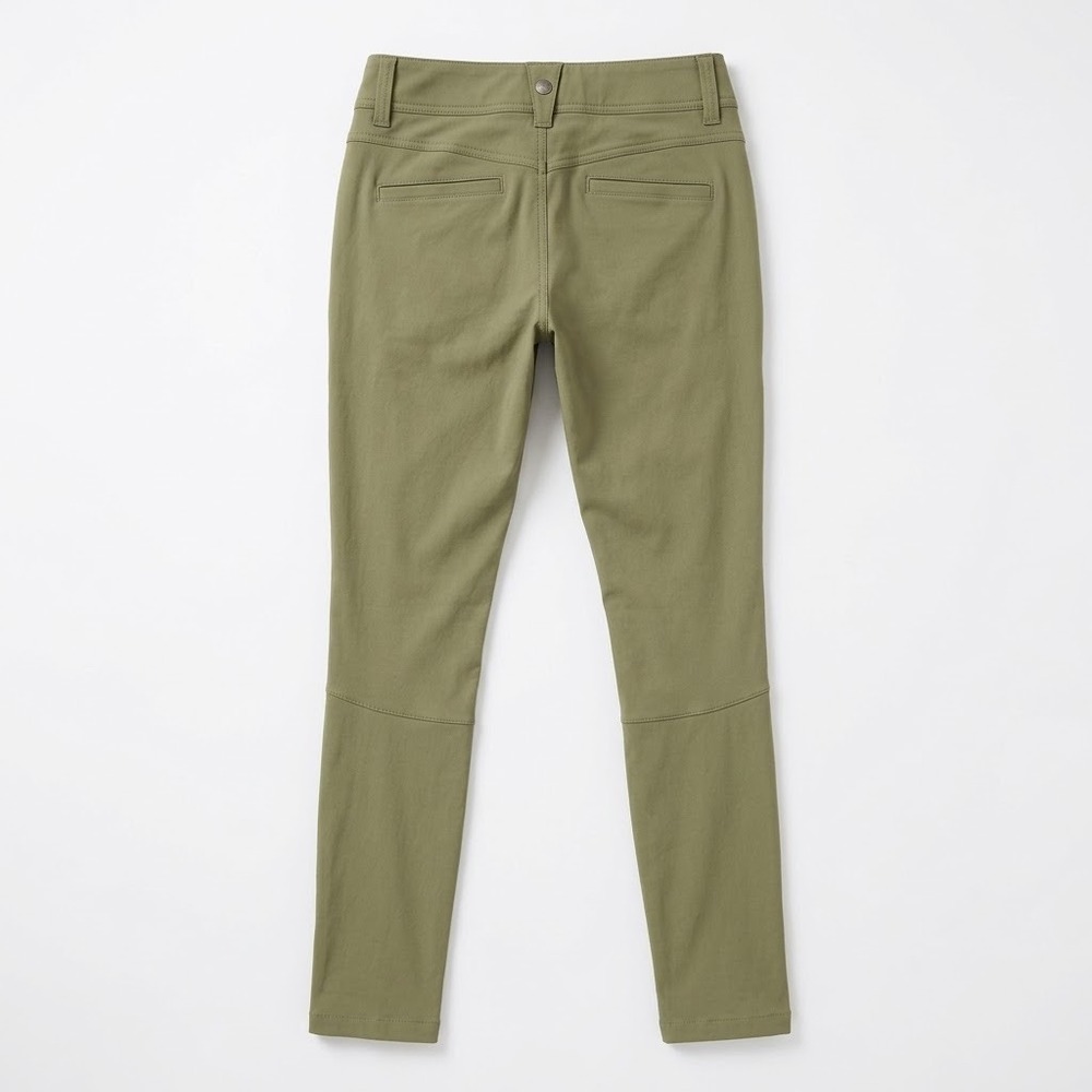 Toad&Co Womens Debug Flextime Skinny Pant Green Insect Shield Size 6 Hiking - Picture 2 of 13